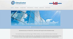 Desktop Screenshot of climacontrol.de